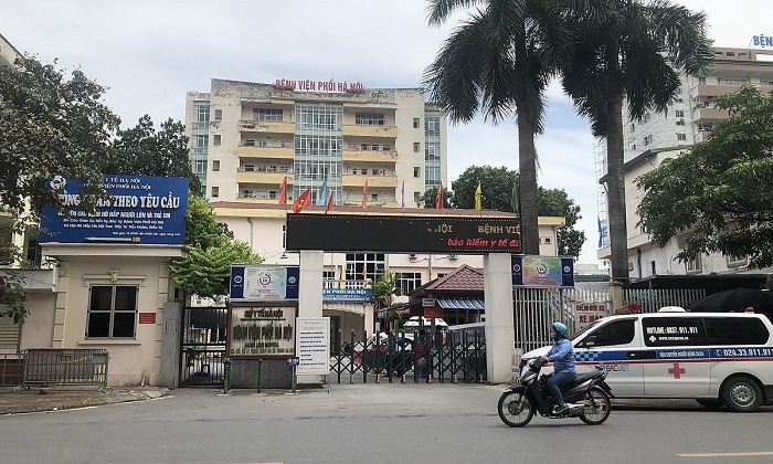 Bệnh viện Phổi Hà Nội nằm tại số 44 đường Thanh Nhàn, quận Hai Bà Trưng, HN