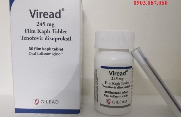 Thuốc Viread 245mg đặc trị viêm gan B giá rẻ nhất Việt Nam