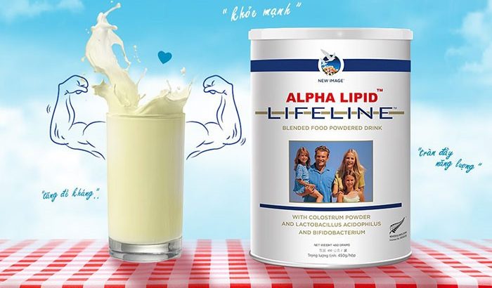 Sữa non alpha lipid lifeline tiếp năng lượng miễn dịch cho cơ thể