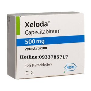Thuốc Xeloda 500 mg điều trị ung thư, Hộp 120 viên